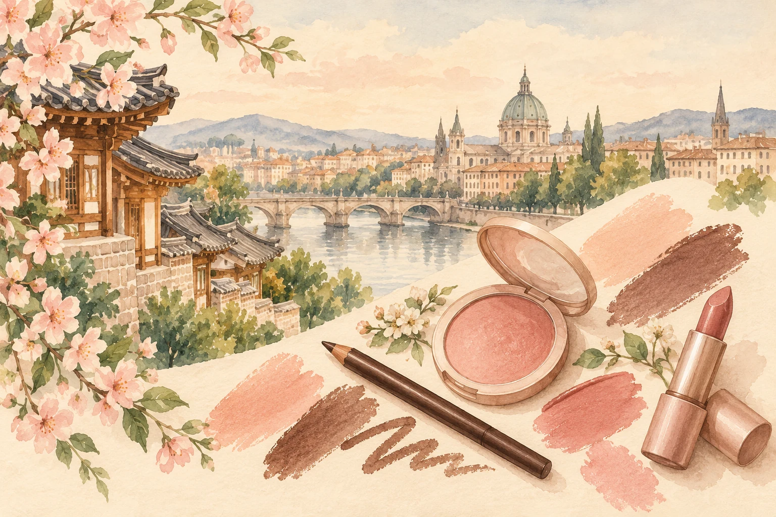 Toasty makeup in Korea: warm colour without turning everything orange