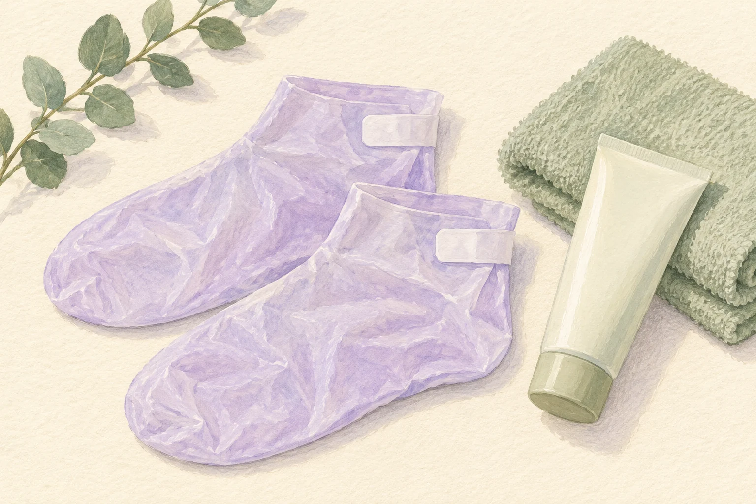 Foot peeling mask or moisturising mask? They are different plans
